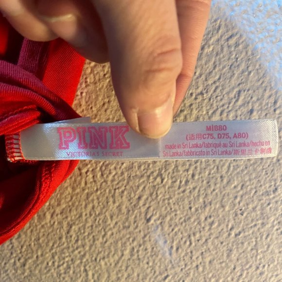 Victoria Secret's PINK Red Strapless Crop Top - Picture 5 of 5